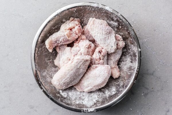 coating chicken for air frying | www.iamafoodblog.com