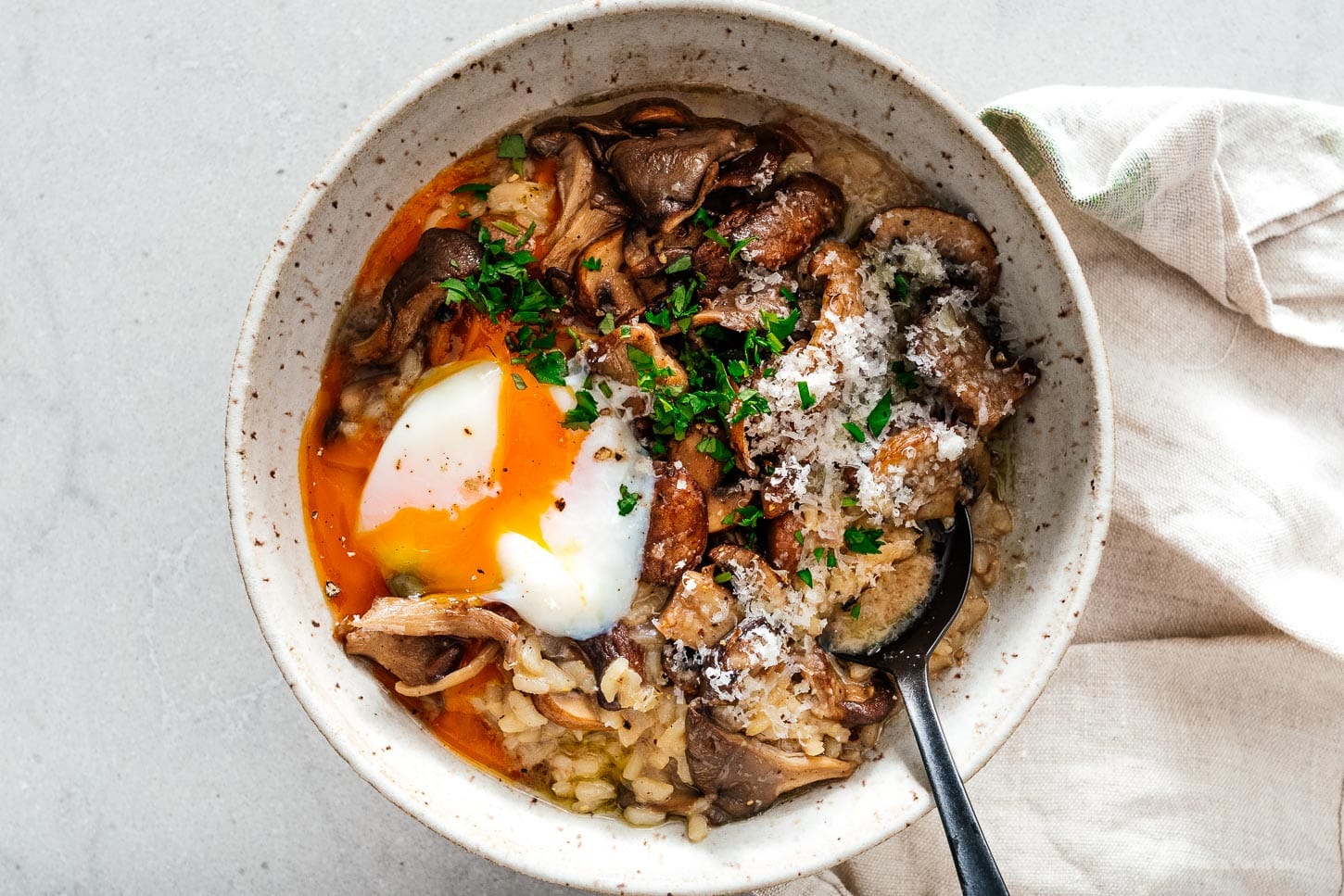 Brown Butter Mushroom Risotto | www.iamafoodblog.com