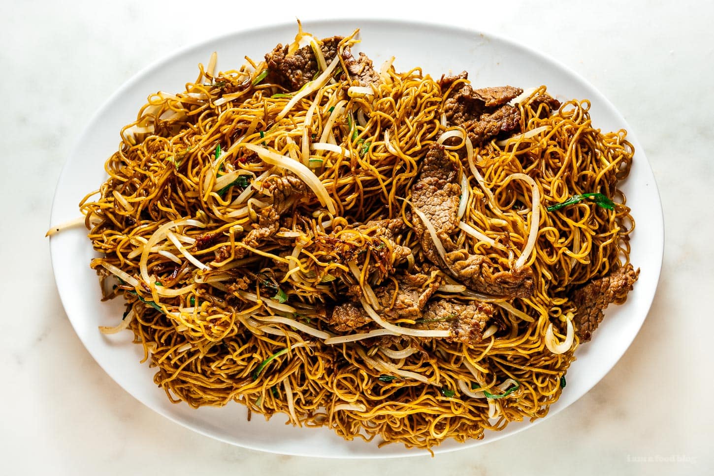 soy sauce chow mein | www.iamafoodblog.com