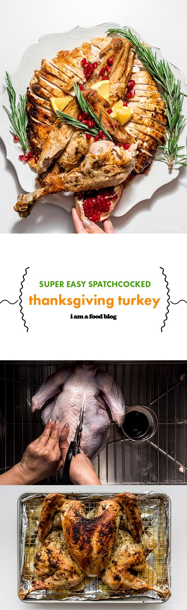Spatchcock Roast Turkey Recipe | www.iamafoodblog.com