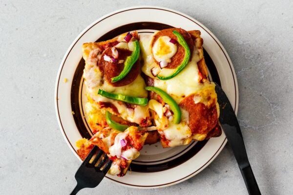 pizza toast | www.iamafoodblog.com