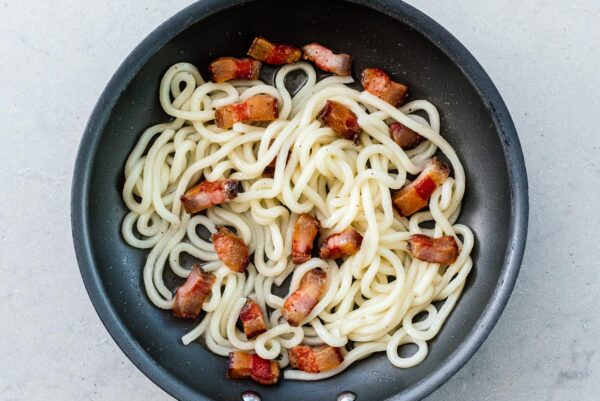 udon and guanciale | www.iamafoodblog.com